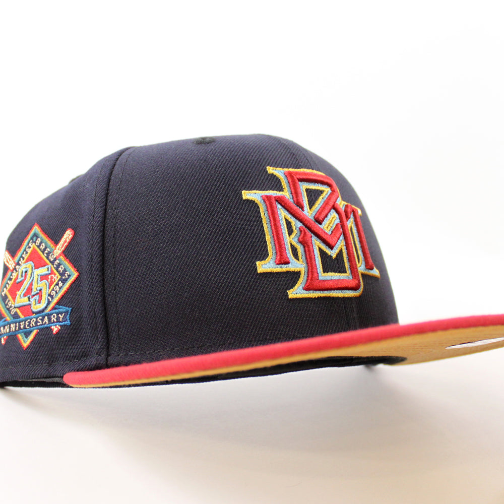 1982 MILWAUKEE BREWERS RED FITTED W/ GREY UNDER VISOR – Sneaker Room