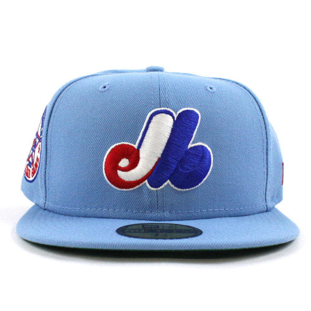 Montreal Expos 1982 All-Star Game New Era Fitted 59Fifty Hat (Sky Blue ...