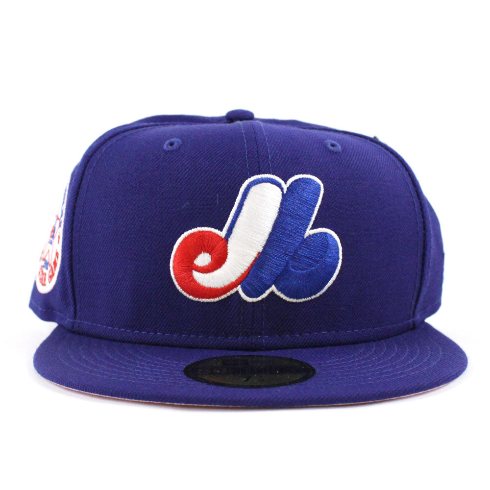Montreal Expos 1992 All-Star Game New Era Fitted 59Fifty Hat (Blue Pink ...
