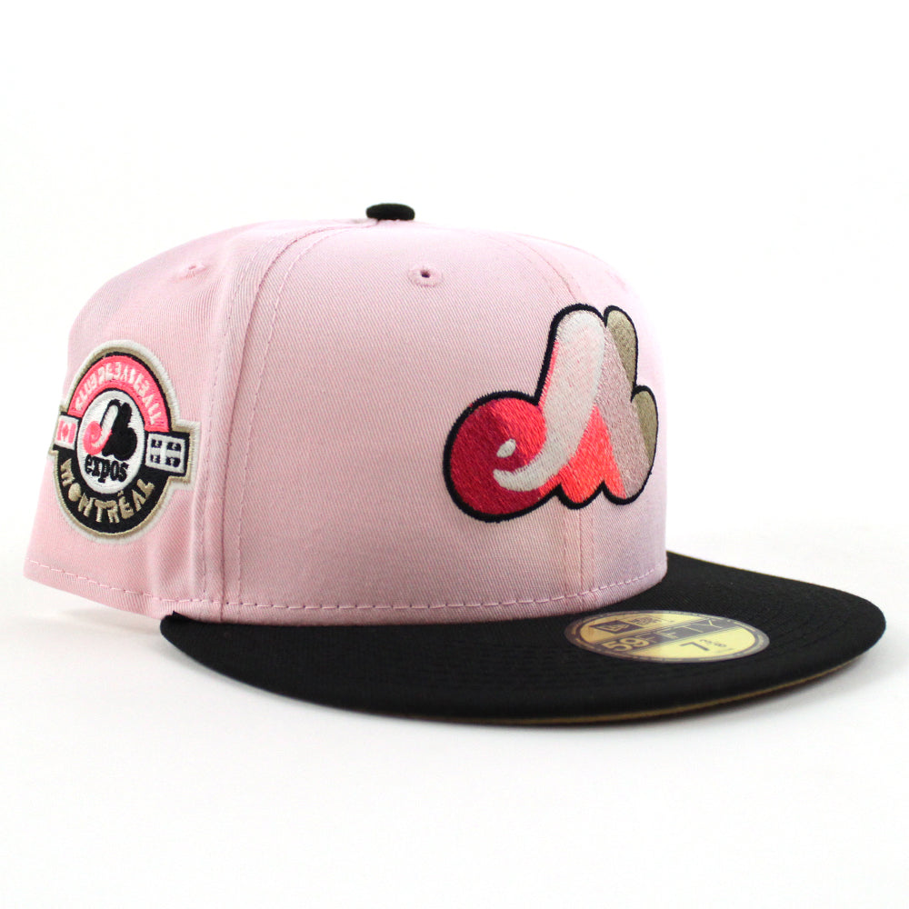 Montreal Expos CLUB DE BASEBALL MONTREAL New Era Fitted 59Fifty Hat (G ...