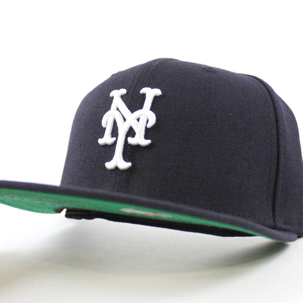 NEW YORK METS DARK GREEN GRAY BRIM NEW ERA FITTED HAT – Sports World 165