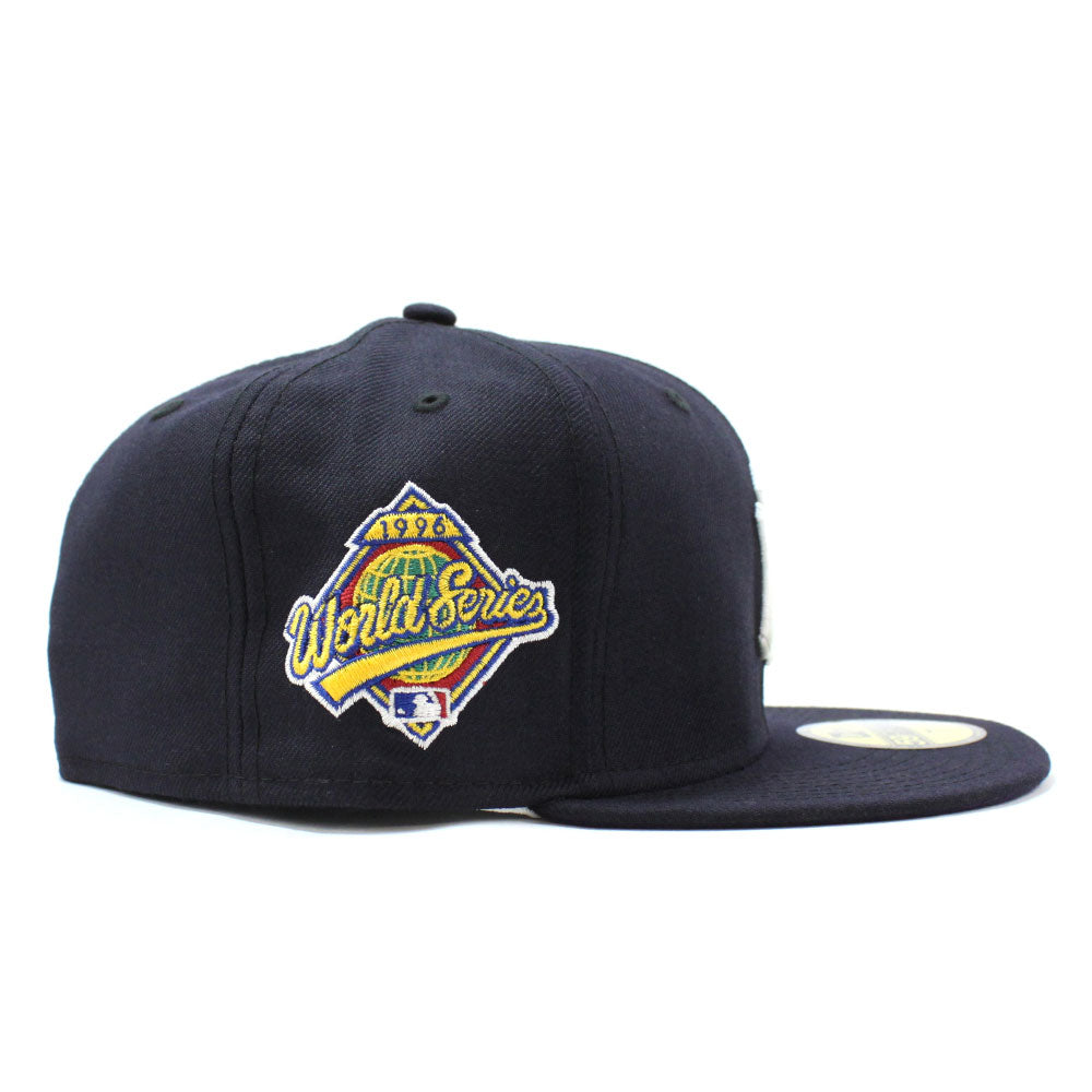 New York Yankees 1996 World Series 59Fifty New Era Fitted Hat (Navy Pu ...