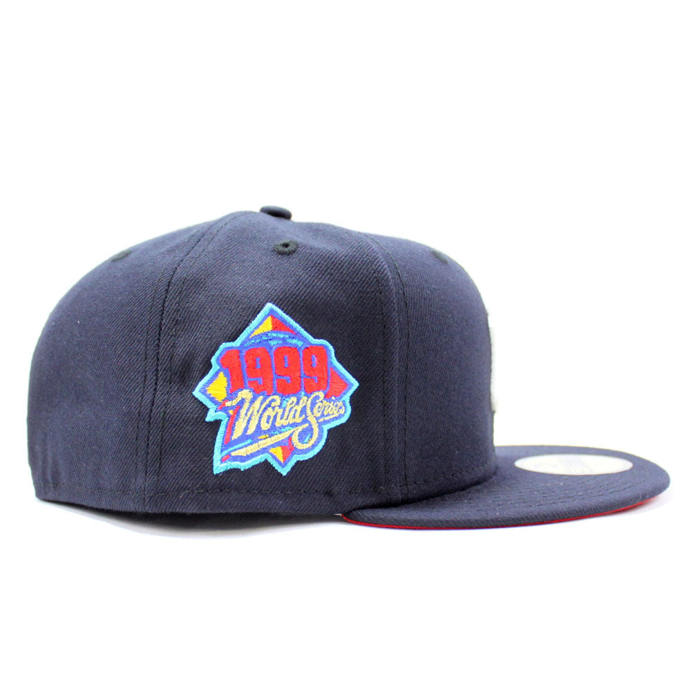 New York Yankees 1999 World Series New Era 59Fifty Fitted Hat (Glow in ...