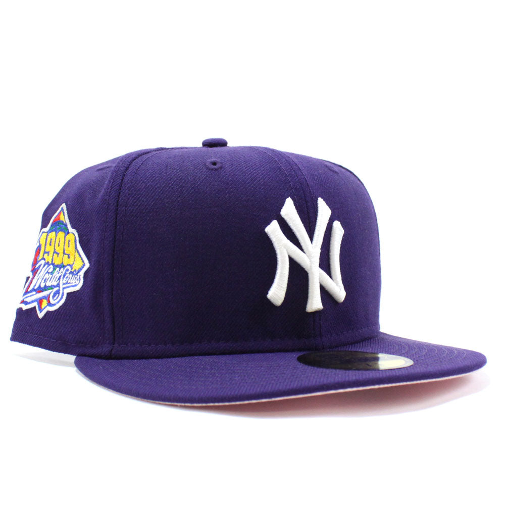New York Yankees 1999 World Series New Era 59fifty Fitted Hat Purple Ecapcity