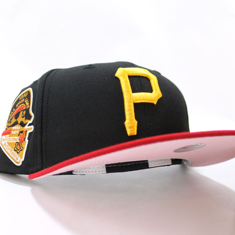 pittsburgh pirates hat with red brim