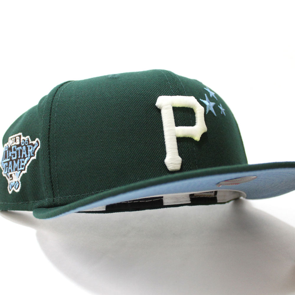 green glow fitted hat