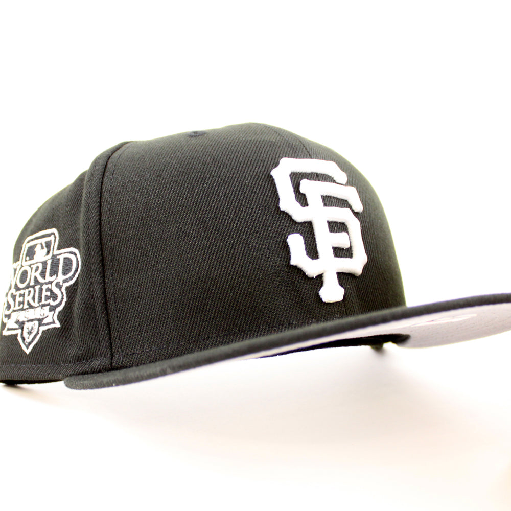 San Francisco Giants World Series New Era 59Fifty Fitted hat (Black White  Gray Under Brim)