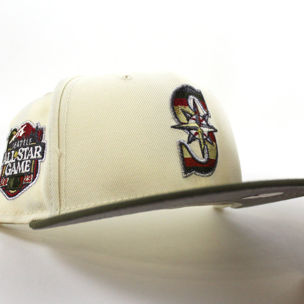 Seattle Mariners 2001 All Star Game New Era 59Fifty Fitted Hat (Khaki –  ECAPCITY