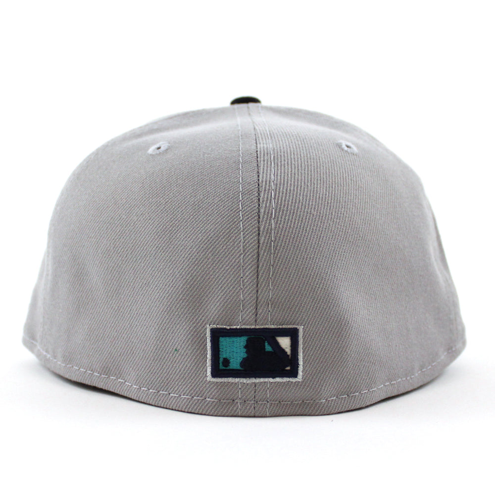 seattle mariners fitted grey brim