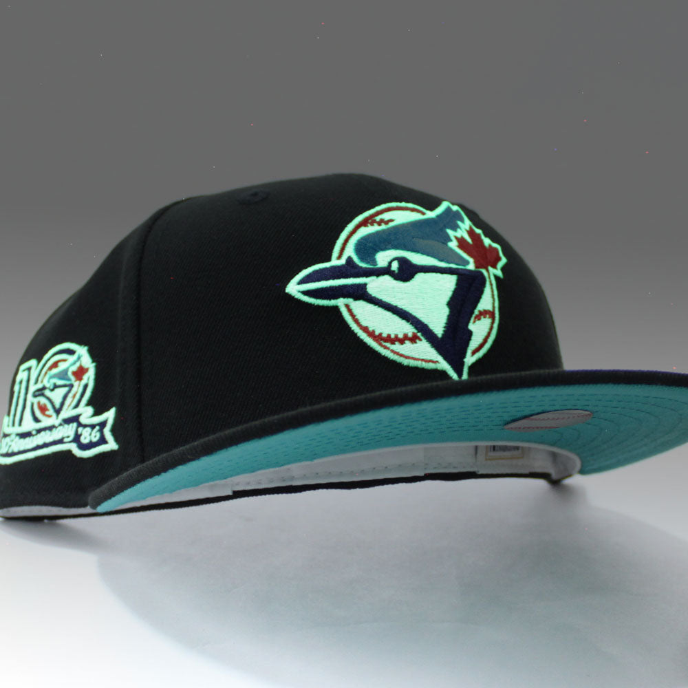 Toronto Blue Jays 10th Anniversary New Era 59fifty Fitted Hat Glow In Ecapcity