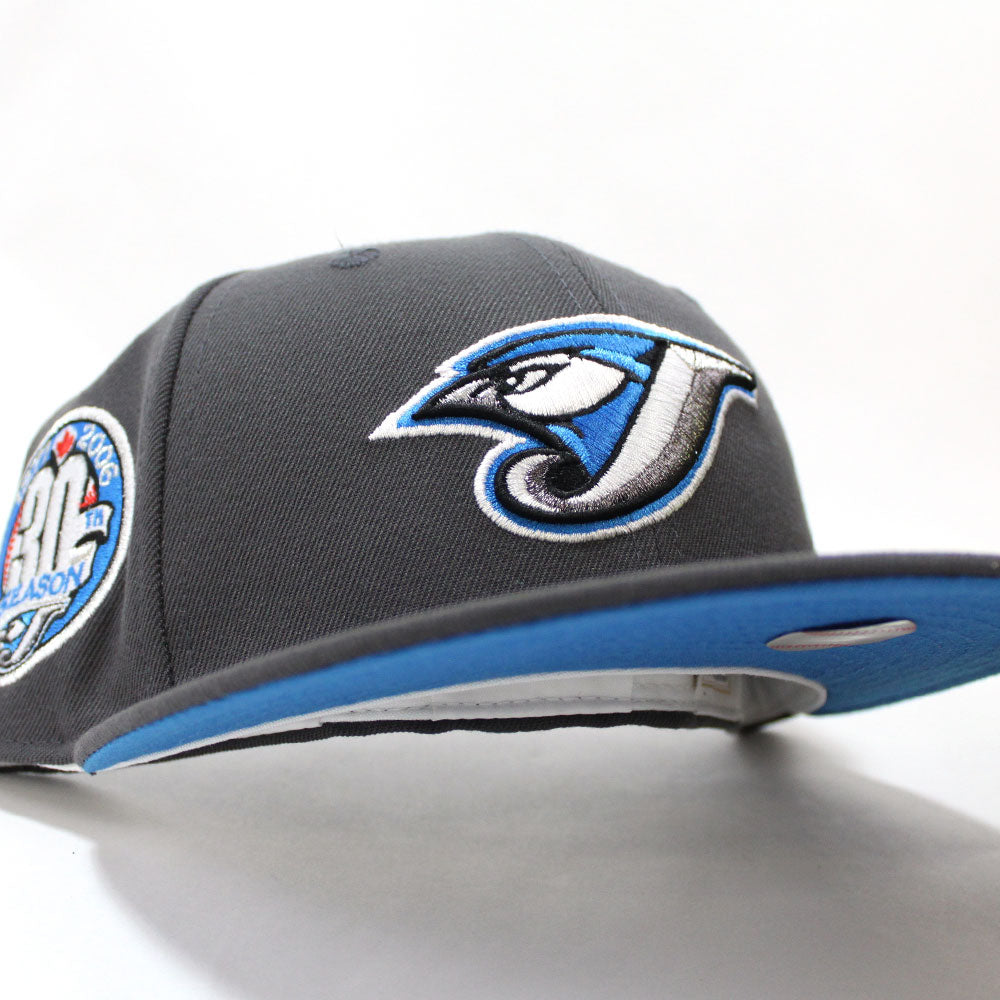 Toronto Blue Jays 30th Anniversary New Era 59fifty Fitted Hat Grey Bl Ecapcity