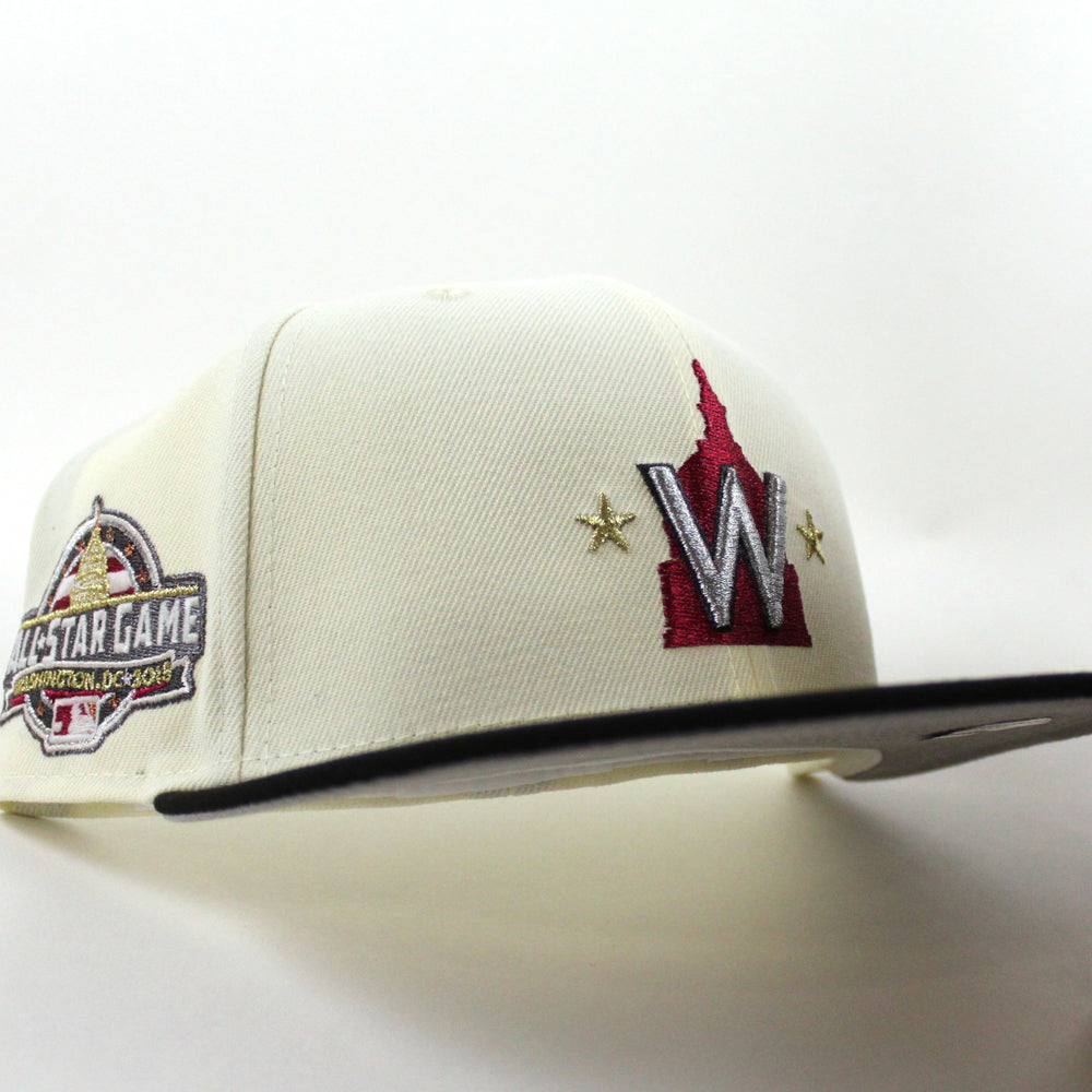 Red Washington Nationals Clouds Bottom 2019 World Series Side Patch New Era 59FIFTY Fitted 8