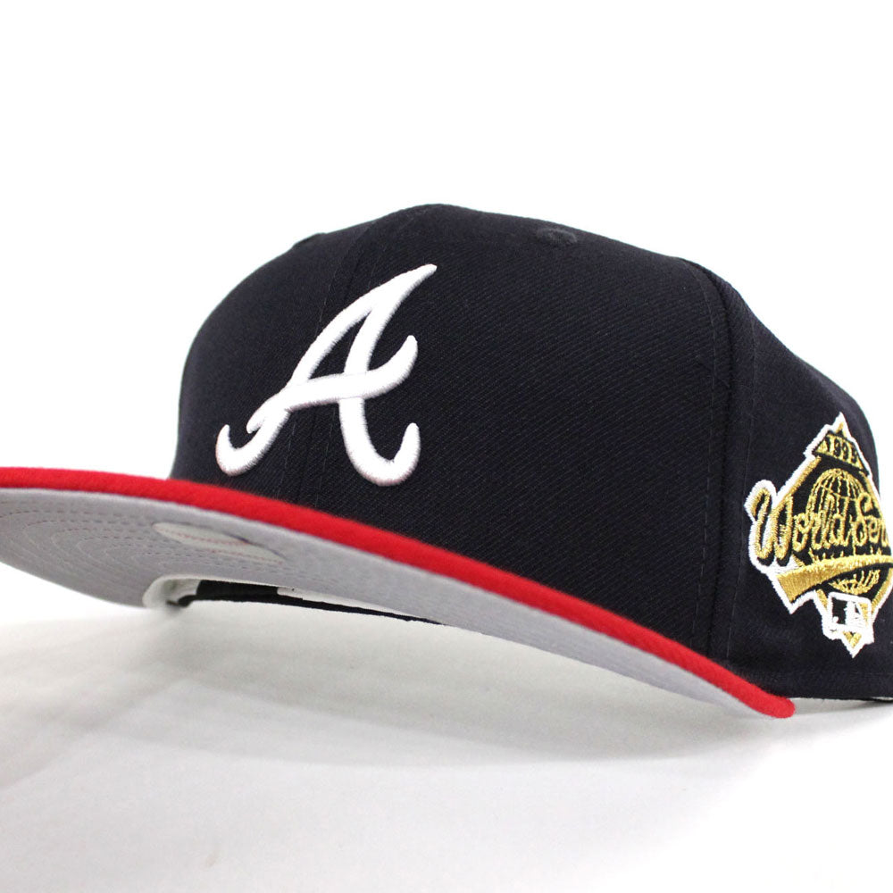 Atlanta Braves 2000 All-Star Game Off-White Burgundy 59Fifty