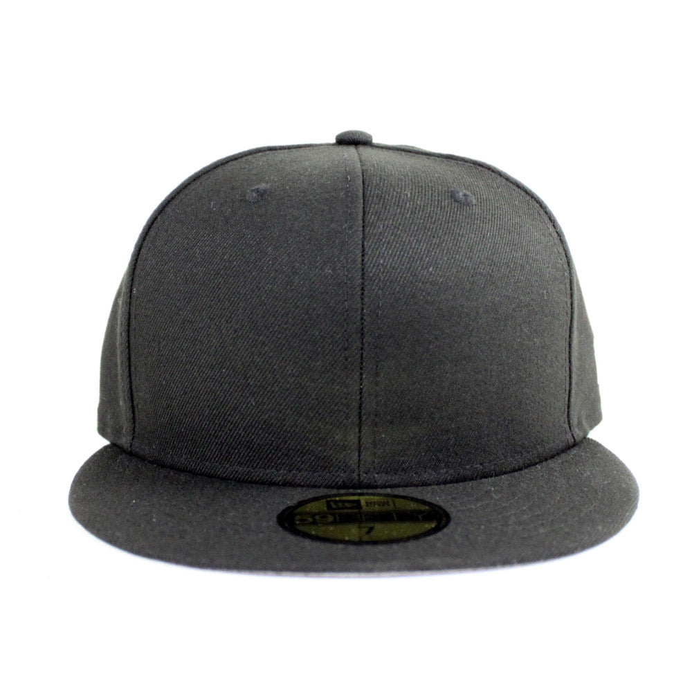 Minachting speling risico Blank New Era 59Fifty FItted Hat (Black Gray Under Brim) – ECAPCITY