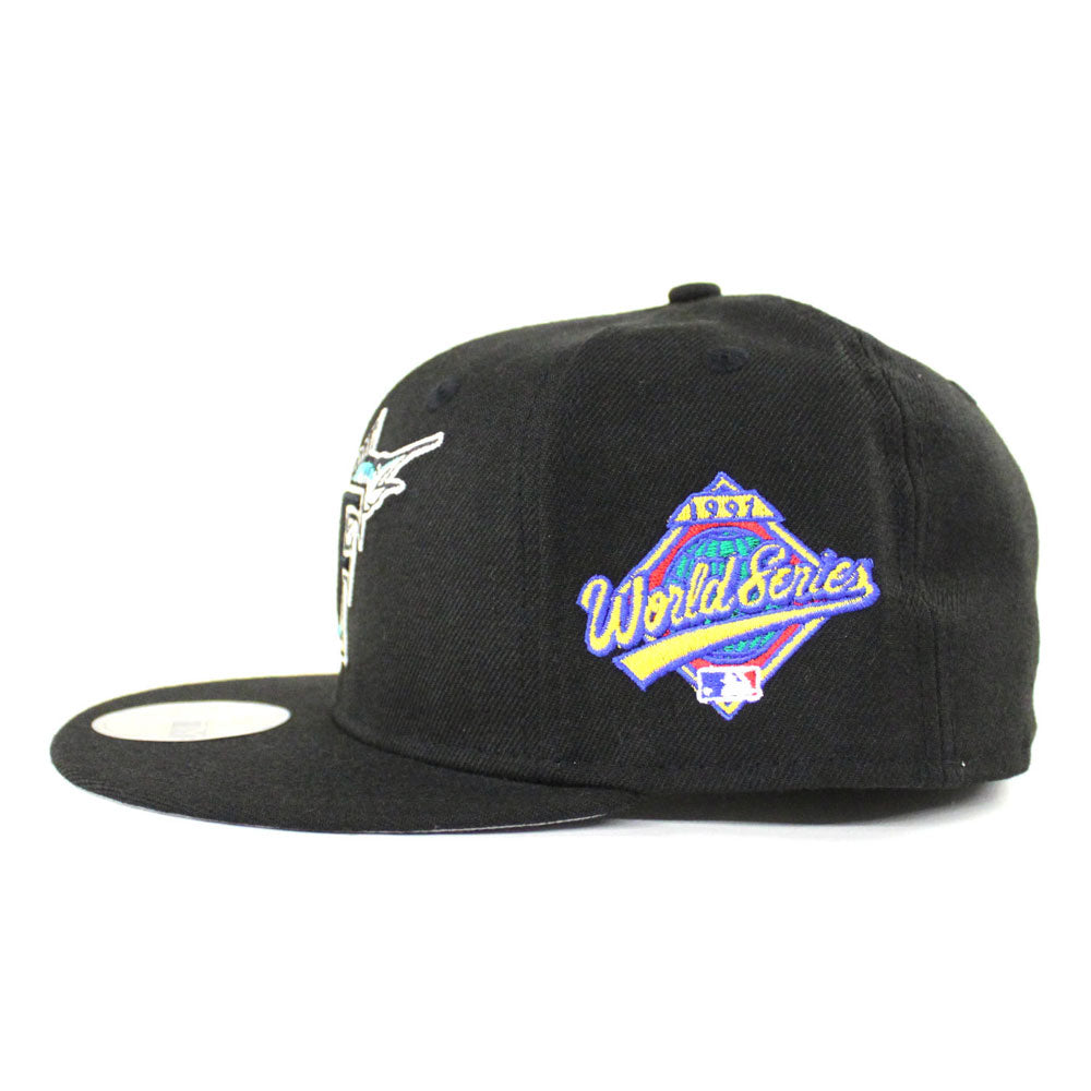 Florida Marlins 1997 World Series Patch New Era 59Fifty Fitted Hat (Bl ...