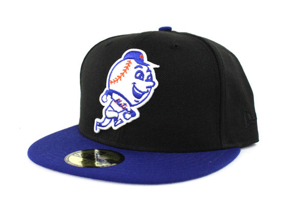 Anesthesie Aardappelen slikken Mr Mets NY Mets New Era 59Fifty Fitted Hats (Black Blue Gray Under Bri –  ECAPCITY