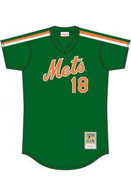 green mets jersey mitchell and ness