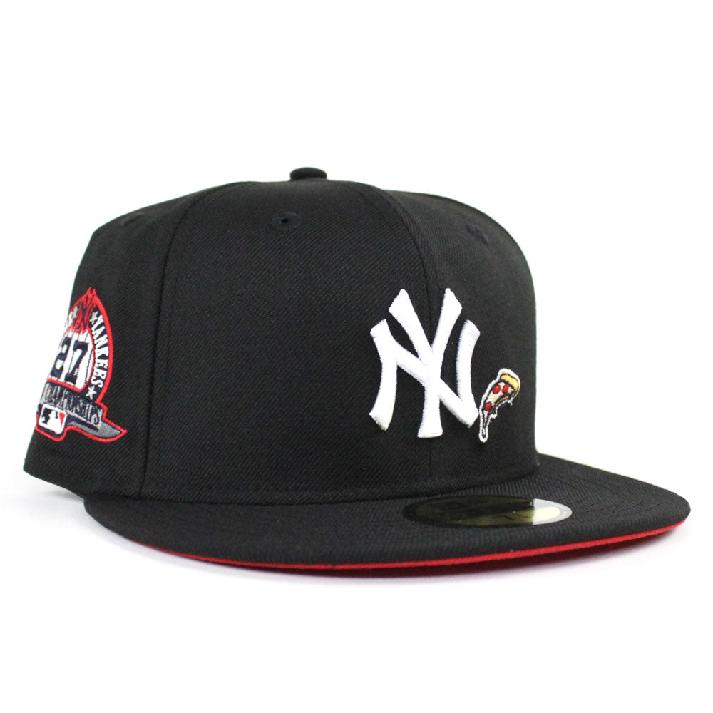 PIZZA New York Yankees 27 World Championships New Era 59Fifty Fitted ...