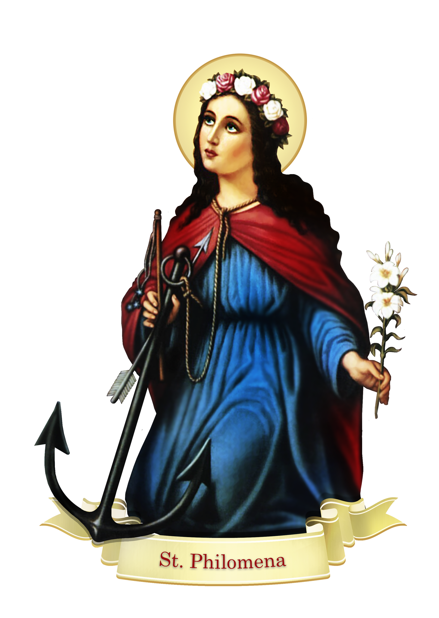 St Philomena Decal The Lepanto Institute 5144