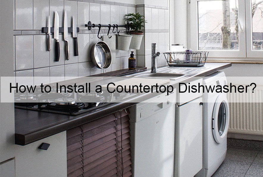 How to attach dishwasher to granite countertop 