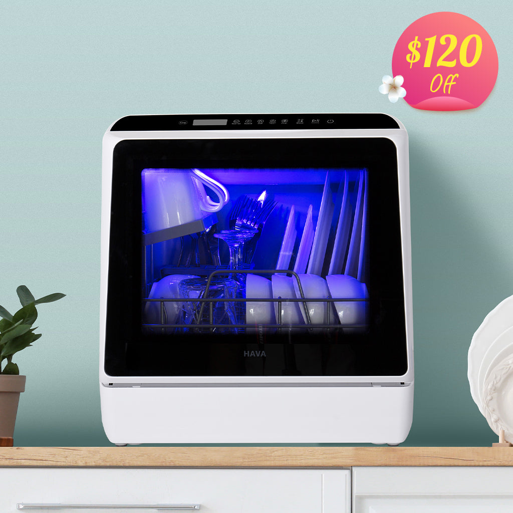 R01 Compact Countertop Dishwasher