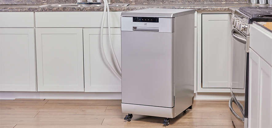 SPT Portable Dishwasher on Wheels