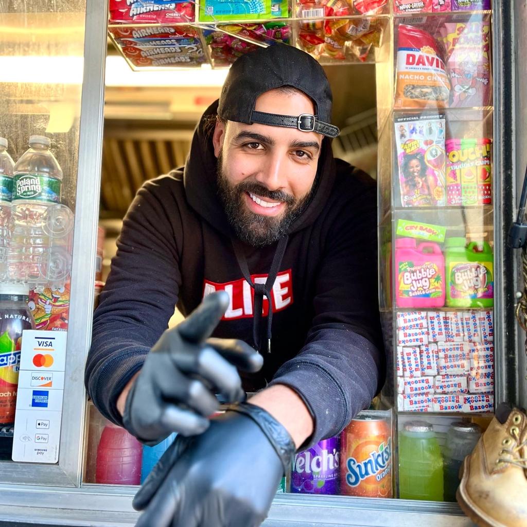 Jeremy Batista, owner of Bodega Food Truck Chopped Cheese