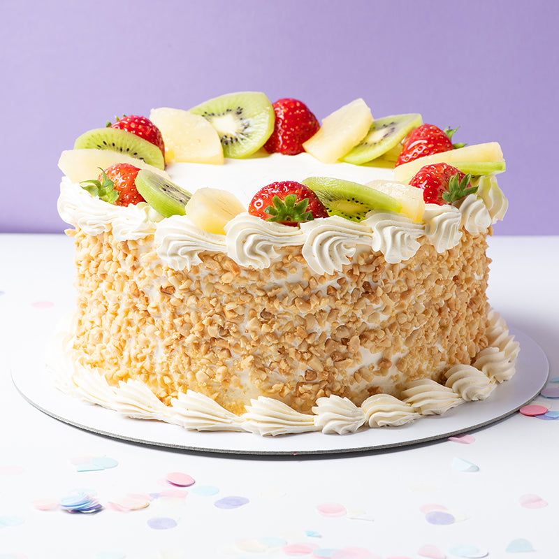 fresh fruit birthday cake