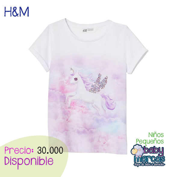 empleo giro Gimnasta Camiseta Unicornio H&M – babymarcas