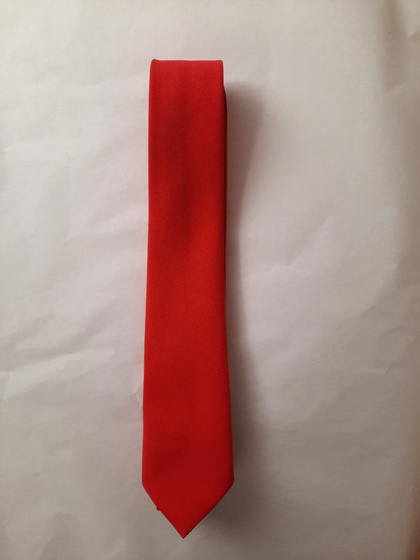Crossmahon Straight Red Tie