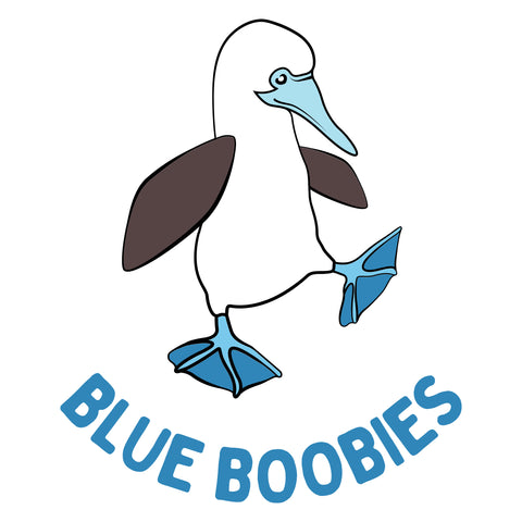 Blue Boobies Cold Water Swimming Club merch