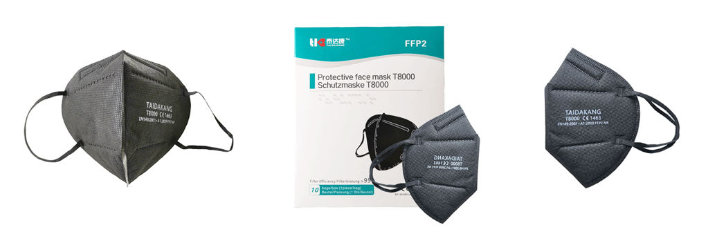 Masque de protection FFP2 noir