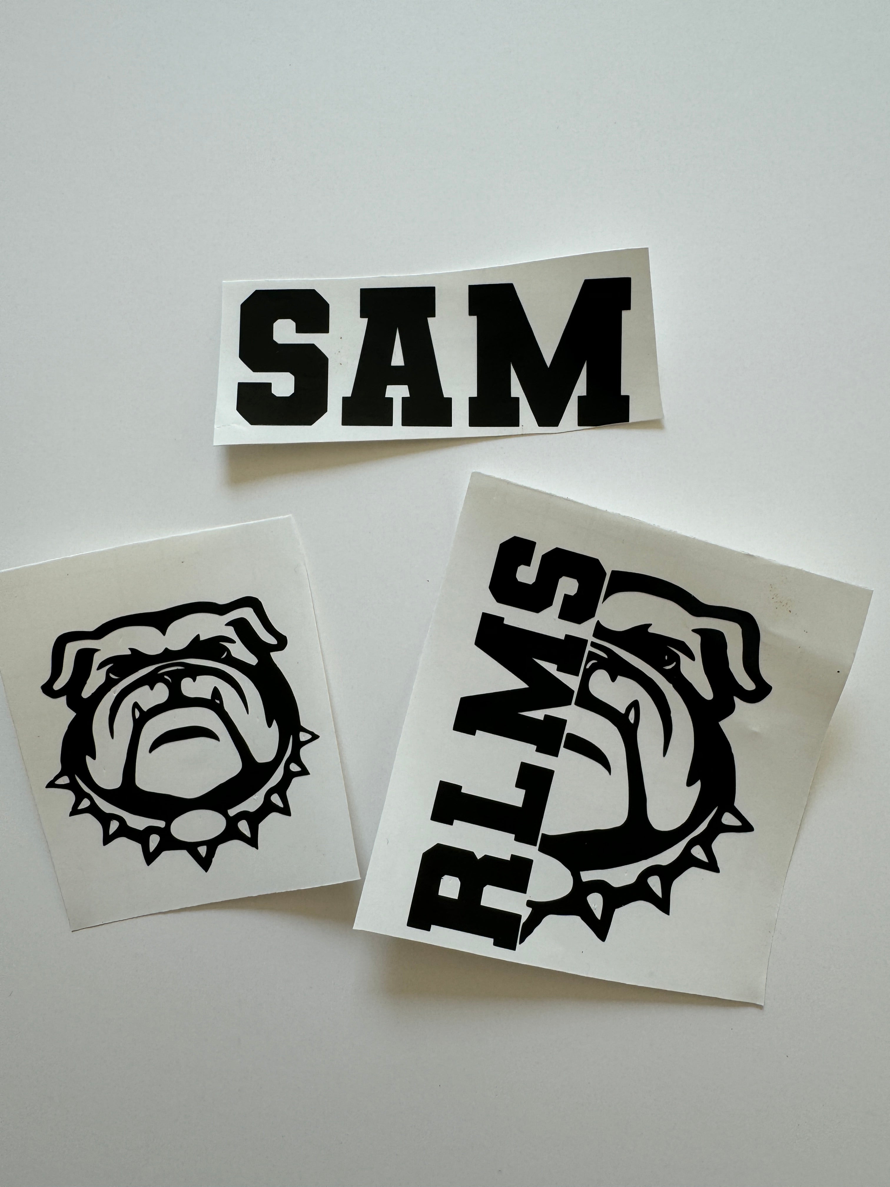 RLMS Logo Labels with Custom Name Set