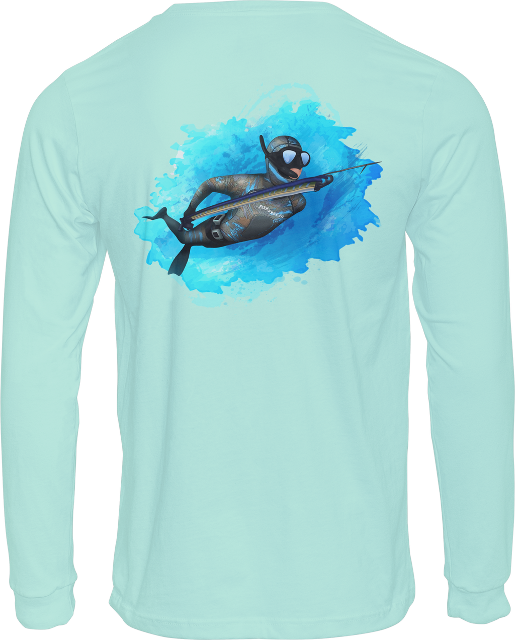 50+UPF Long Sleeve T-shirt - Spearo Design – Fish2Spear