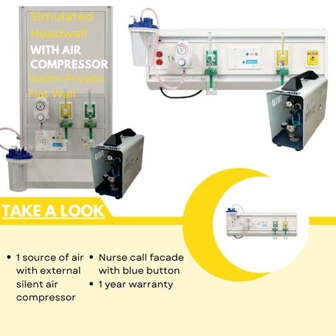 Simulated headwall with compressor