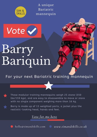 Barry Bariquin Bariatric Mannequin