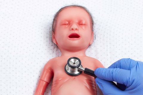 Premature baby simulator