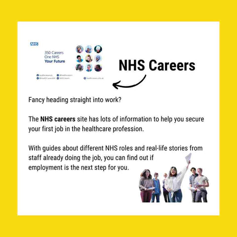 NHS careers for Healthcare career advice