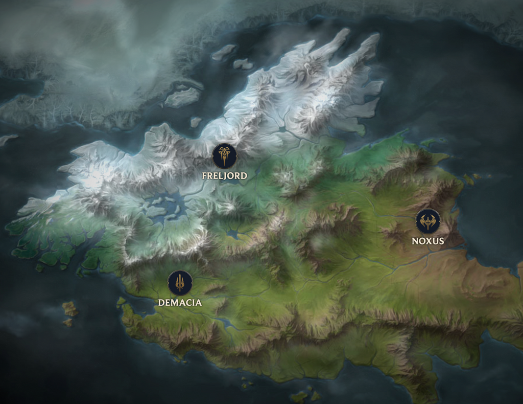 Runeterra MMO - The Northern Continent