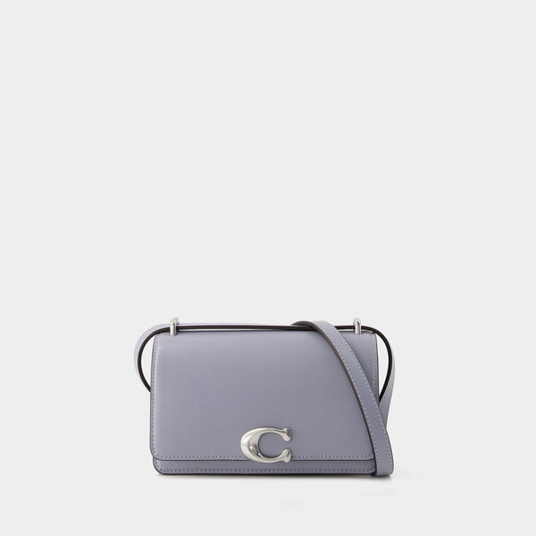 Heart Crossbody - Coach - Leather - Grey Blue Pony-style calfskin