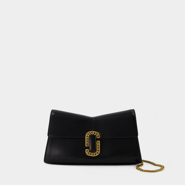 Snapshot leather crossbody bag Marc Jacobs Black in Leather - 35780602