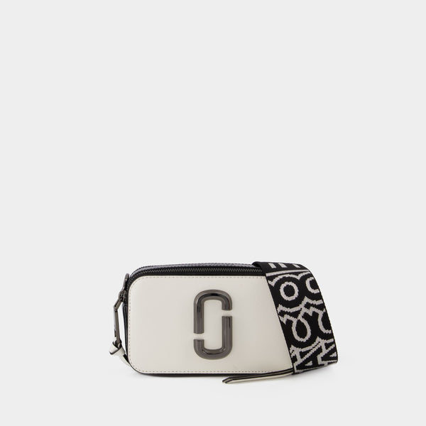 Marc Jacobs 45715 White Snapshot Dtm Camera Crossbody Bag Size 7.5x2.5x4.5  in 