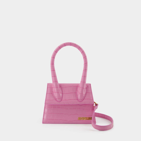 Chiquito leather crossbody bag Jacquemus Pink in Leather - 36785542