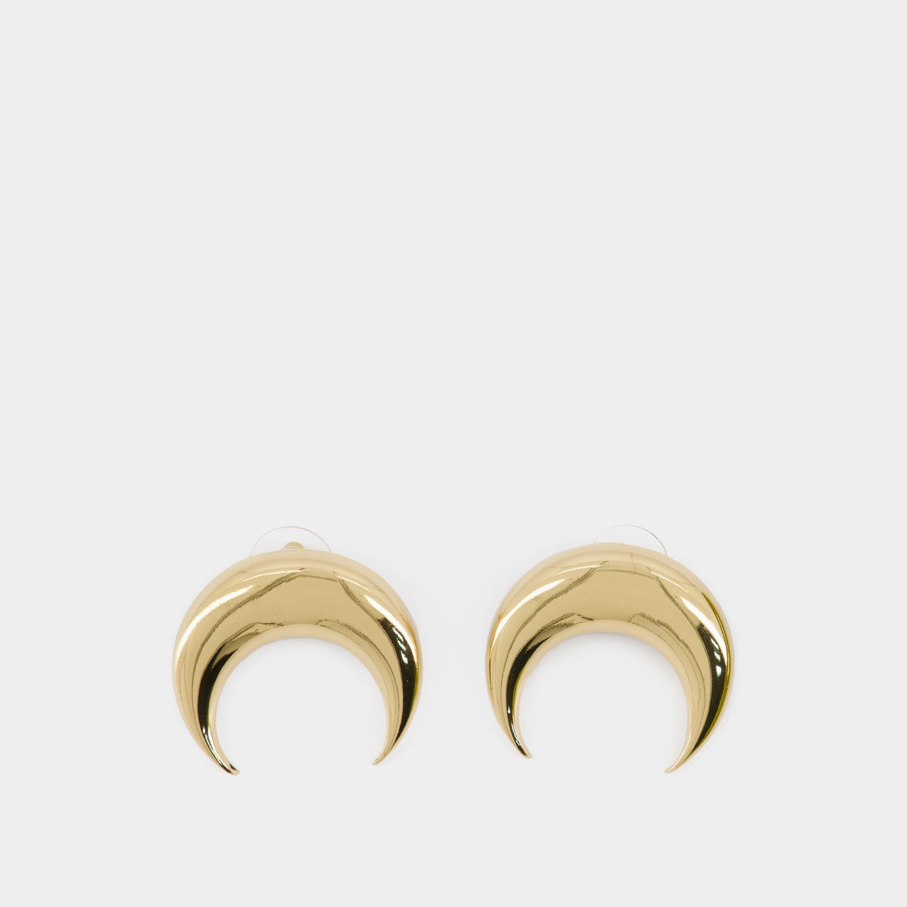 Moon Gold 35 Mm Earring - Marine Serre - Gold - Metal