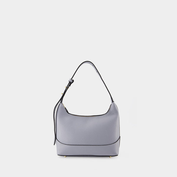 Madeleine Hobo Bag - Elleme - Silver/Black - Strass