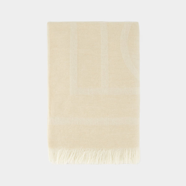 Classic Scarf - TOTEME - Wool - Beige