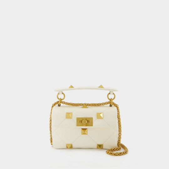 Valentino Bags Bigs cross body saddle bag in white  ASOS