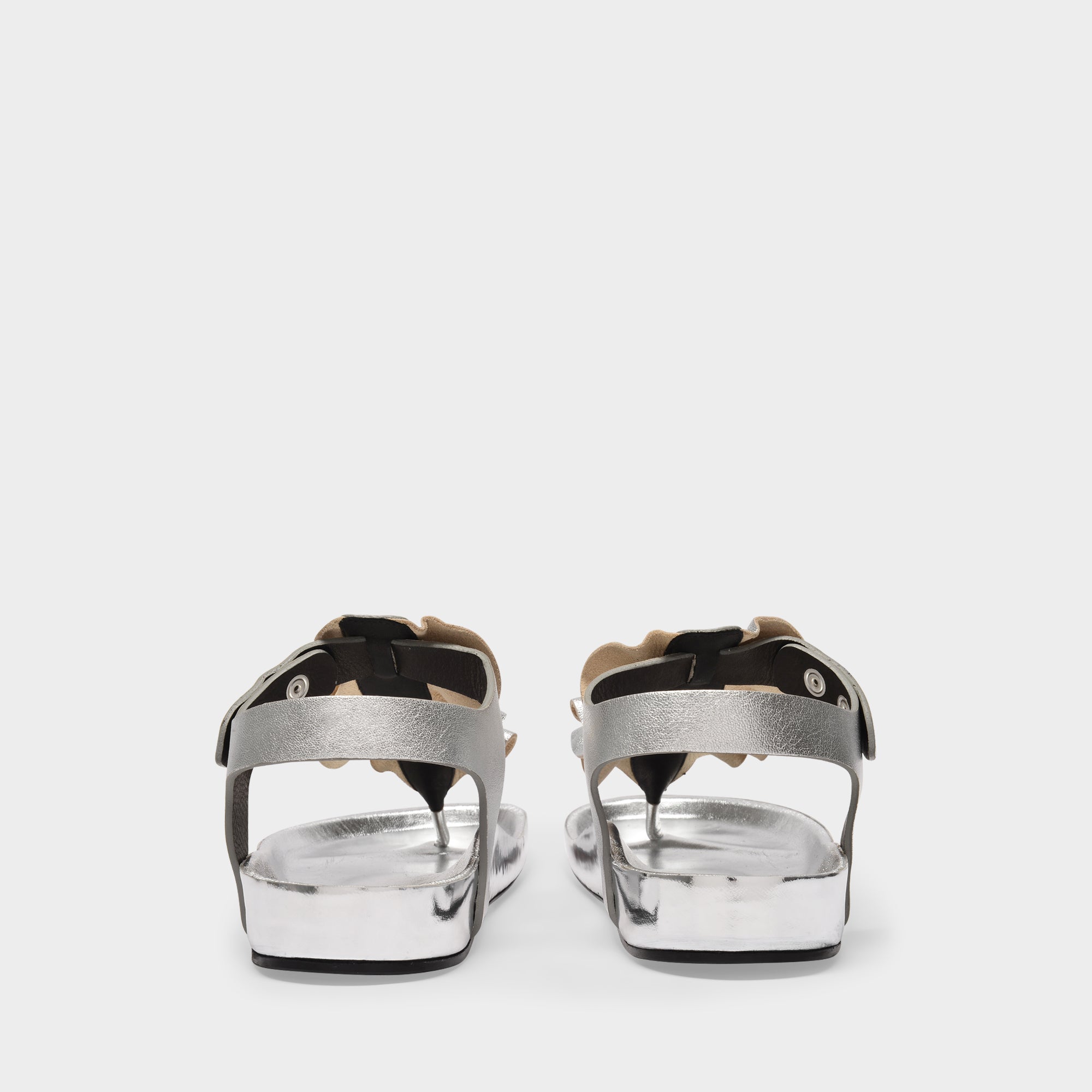 Shop Isabel Marant Isele Sandals In Metallic