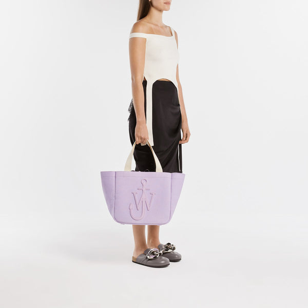 JW Anderson - JW Anderson Small Chain Hobo Bag in Off White/Silver Chain - Hampden Clothing