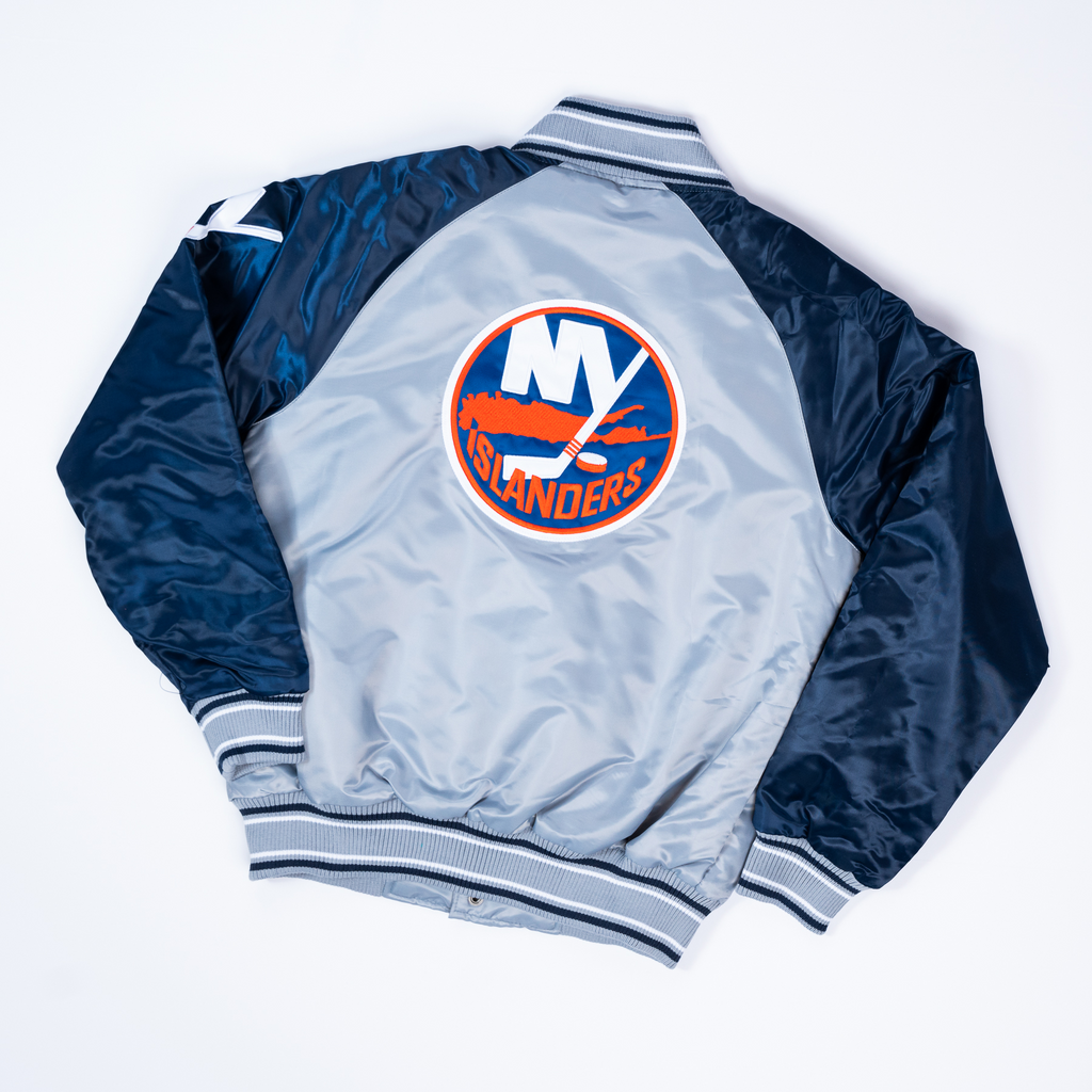 New York Islanders Youth Monogram Side Stripe Track Jacket